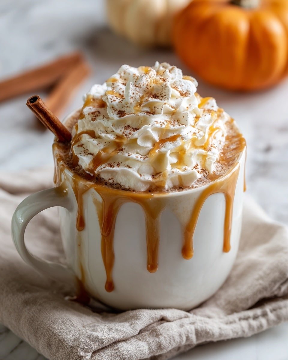 Pumpkin White Hot Chocolate Recipe - Recipe Image — Pumpkin White Hot Chocolate, Pumpkin White Hot Chocolate recipe, cozy autumn drinks, creamy pumpkin hot chocolate, festive fall beverages