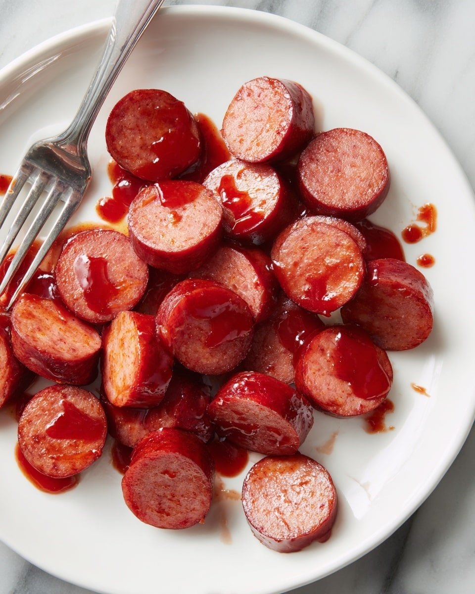 Quick Currywurst German Classic Recipe - Recipe Image — Quick Currywurst German Classic, German street food, easy currywurst recipe, bratwurst with curry sauce, German snack ideas