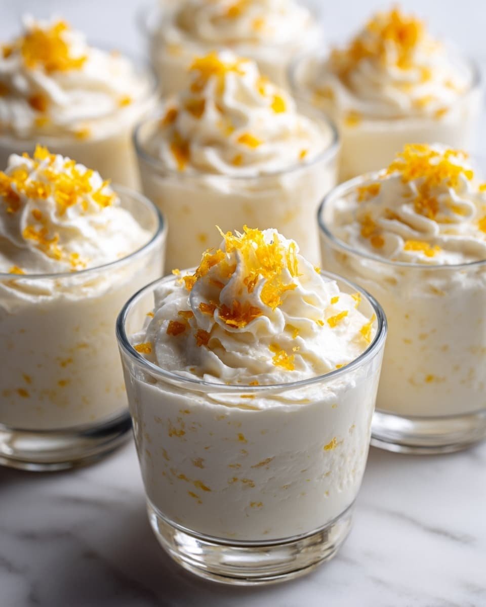 Easy Cottage Cheese Lemon Mousse Recipe - Recipe Image — Easy Cottage Cheese Lemon Mousse, cottage cheese lemon dessert, tangy lemon mousse, healthy lemon mousse, quick cottage cheese dessert
