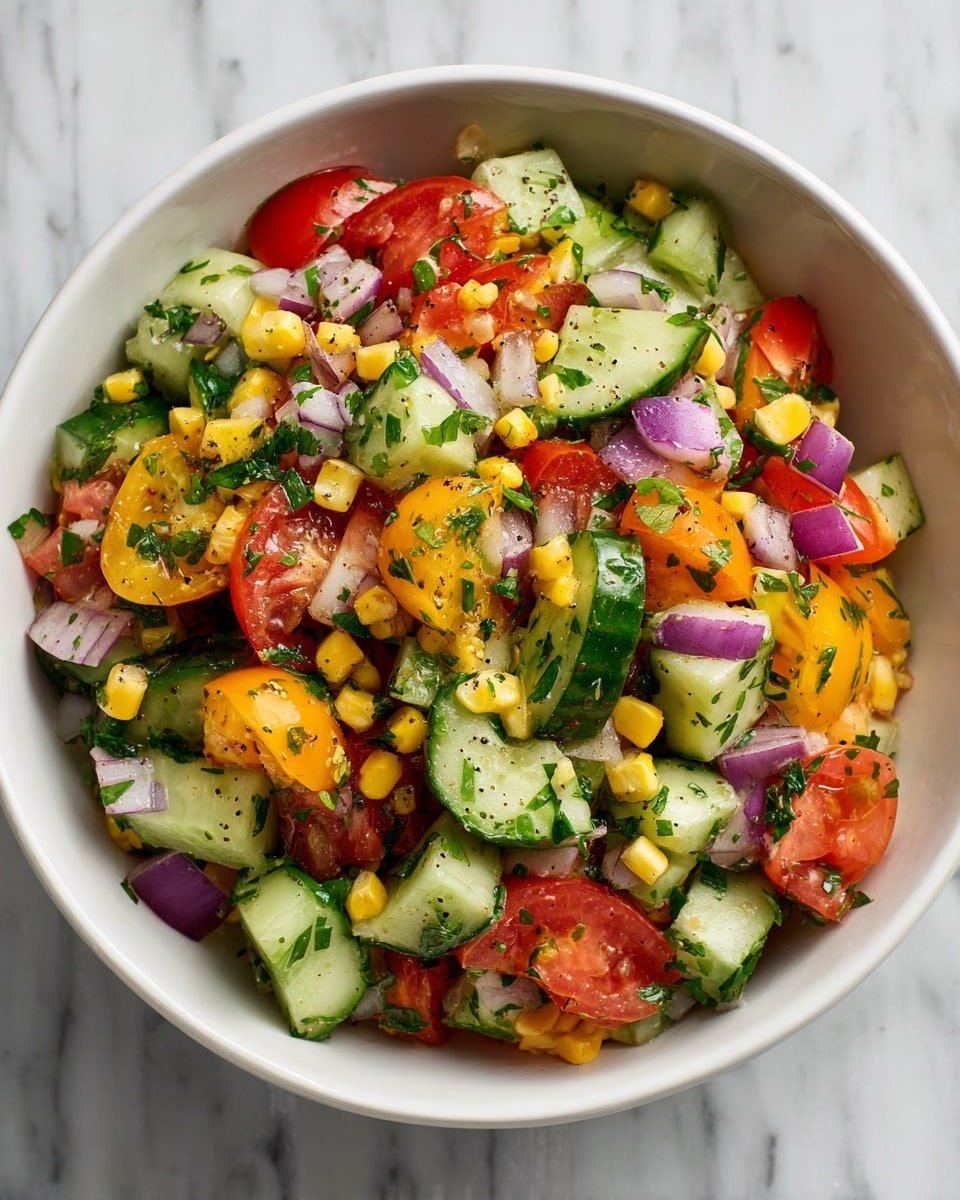 Mexican Cucumber Salad Recipe - Recipe Image — Mexican Cucumber Salad, Mexican Cucumber Salad Recipe, Refreshing cucumber salad, Healthy summer side dish, Easy Mexican salad