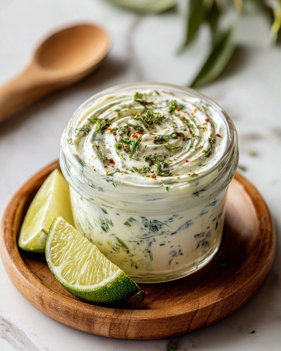 Creamy Cilantro Garlic Sauce Recipe - Recipe Image — Creamy Cilantro Garlic Sauce, cilantro garlic sauce, flavorful sauce for chicken and tacos, tangy herb sauce, quick homemade sauce