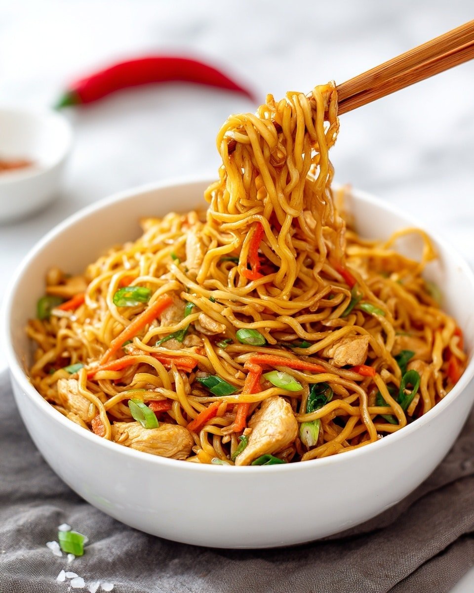 Chicken Chow Mein Recipe - Recipe Image — Chicken Chow Mein, quick chicken stir-fry recipes, easy Asian noodle dishes, homemade chow mein, flavorful chicken stir-fry