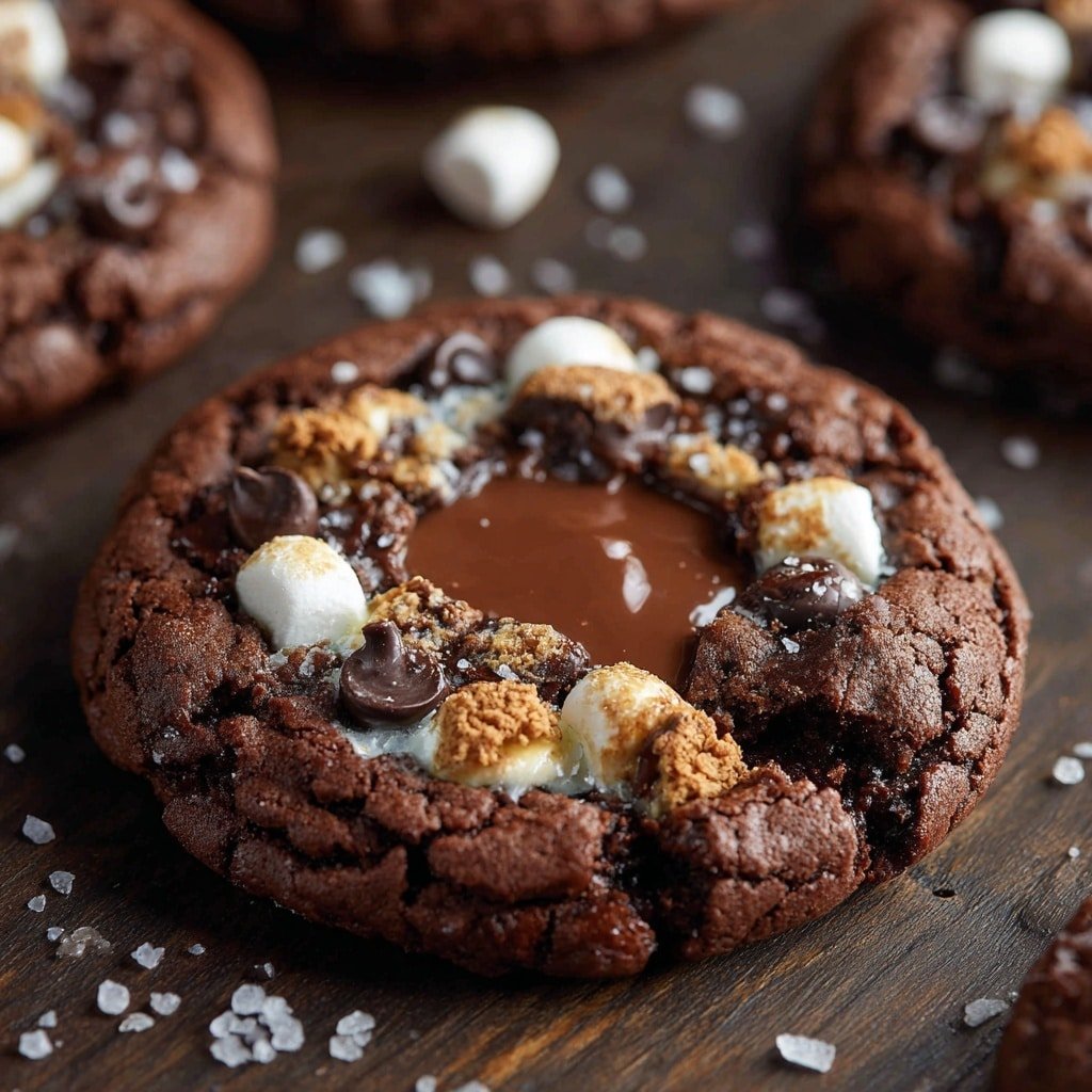 Hot Cocoa Brownie Cookie Recipe - Featured Image
