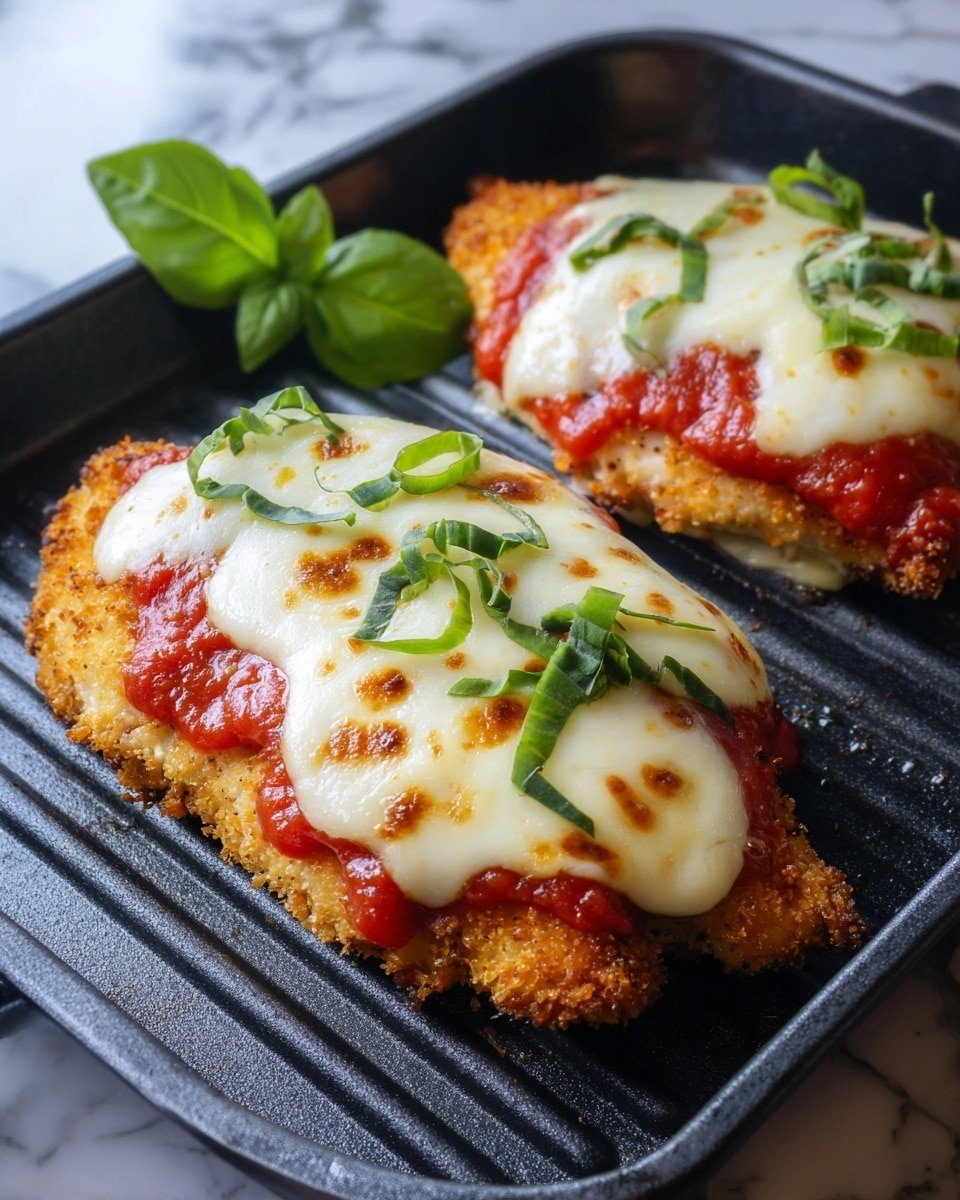 Easy Chicken Parmesan Recipe - Recipe Image — Easy Chicken Parmesan, homemade chicken parmesan, crispy chicken parmesan, cheesy chicken parmesan, Italian chicken dinner