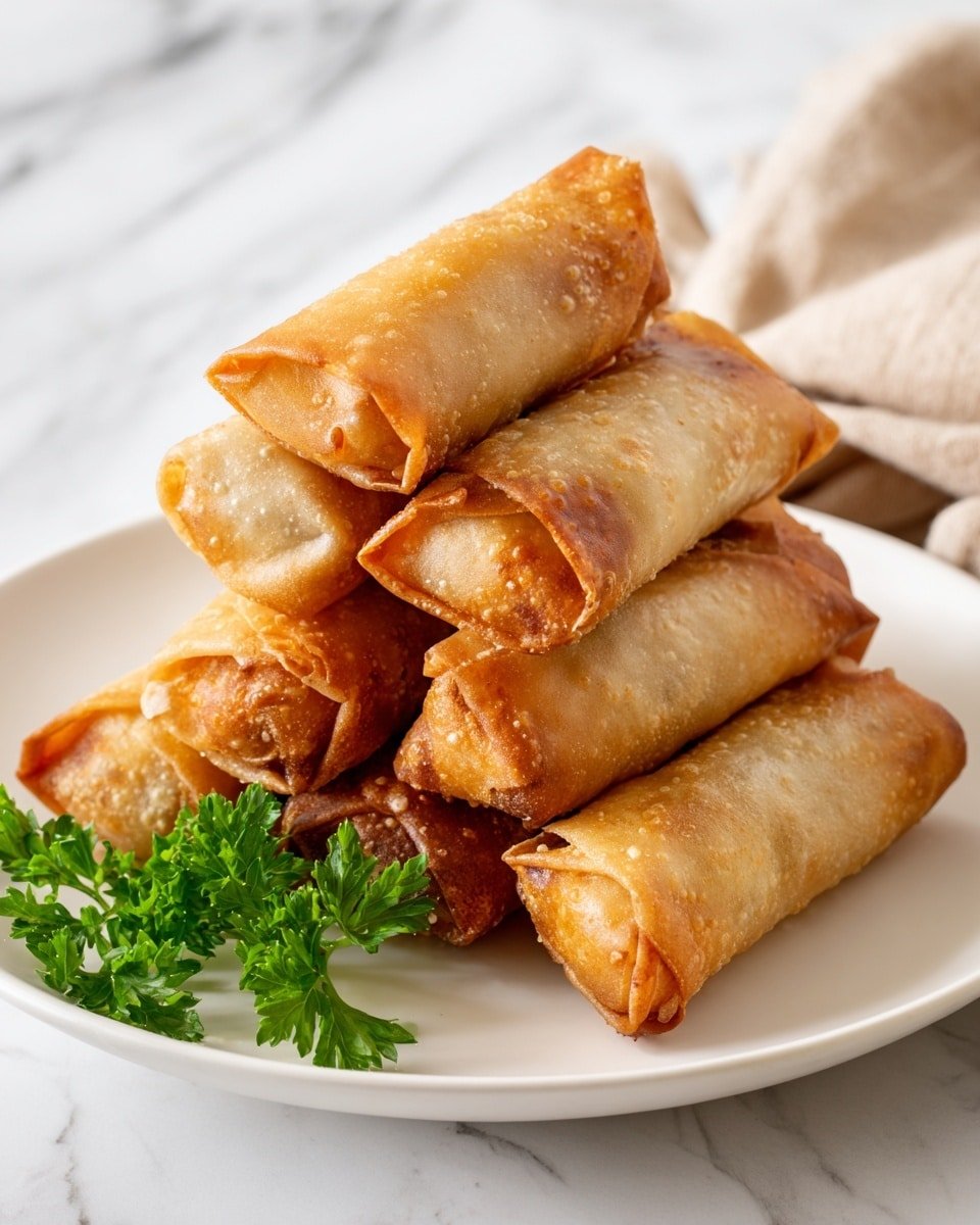 Moroccan Spiced Chicken Briouats Recipe - Recipe Image — Moroccan Spiced Chicken Briouats, Moroccan appetizer, Moroccan snack recipes, crispy chicken pastries, North African flavors