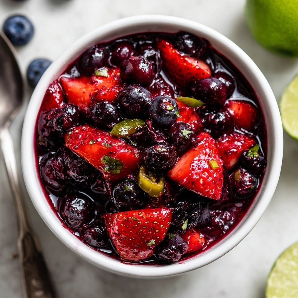 Blueberry Salsa Recipe - Featured Image