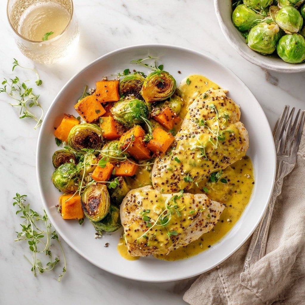 Honey Dijon Sheet Pan Chicken with Veggies Recipe - Featured Image